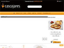Tablet Screenshot of cascajares.com